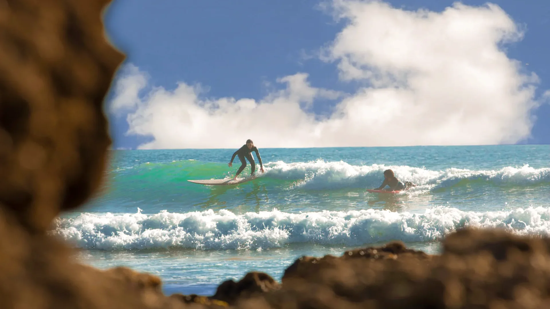 Surfing in Dakhla